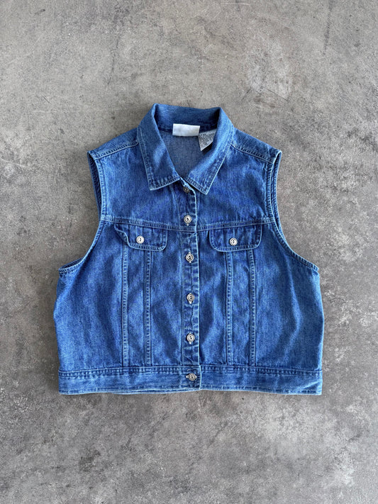 Denim Vest - L