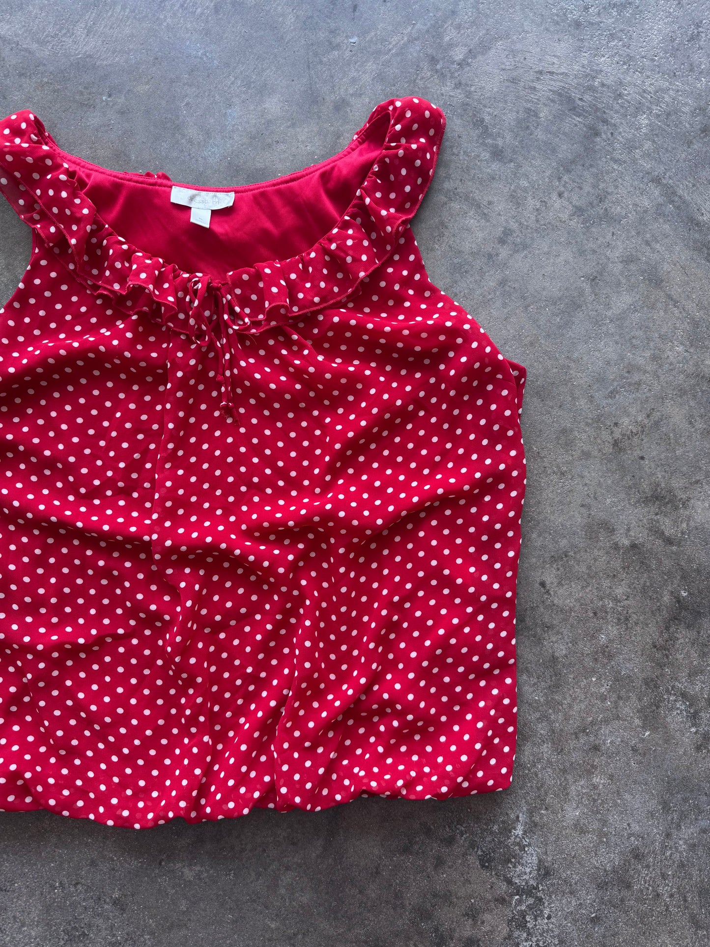Polka Dot Tank - XL