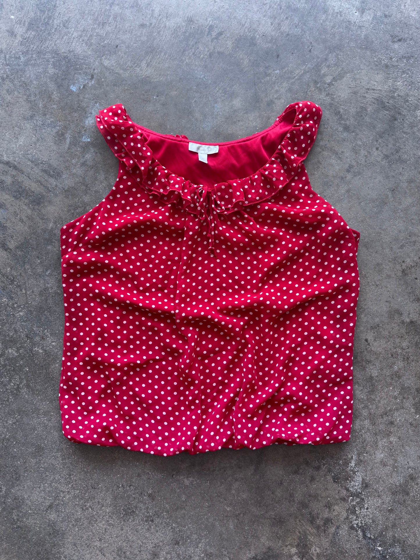 Polka Dot Tank - XL