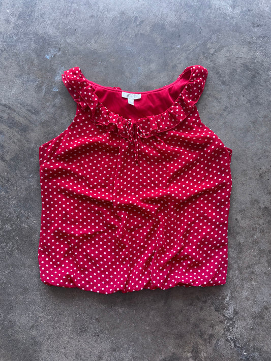 Polka Dot Tank - XL