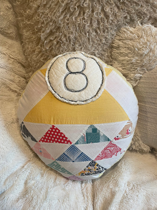 8 Ball Pillow - 13.5”
