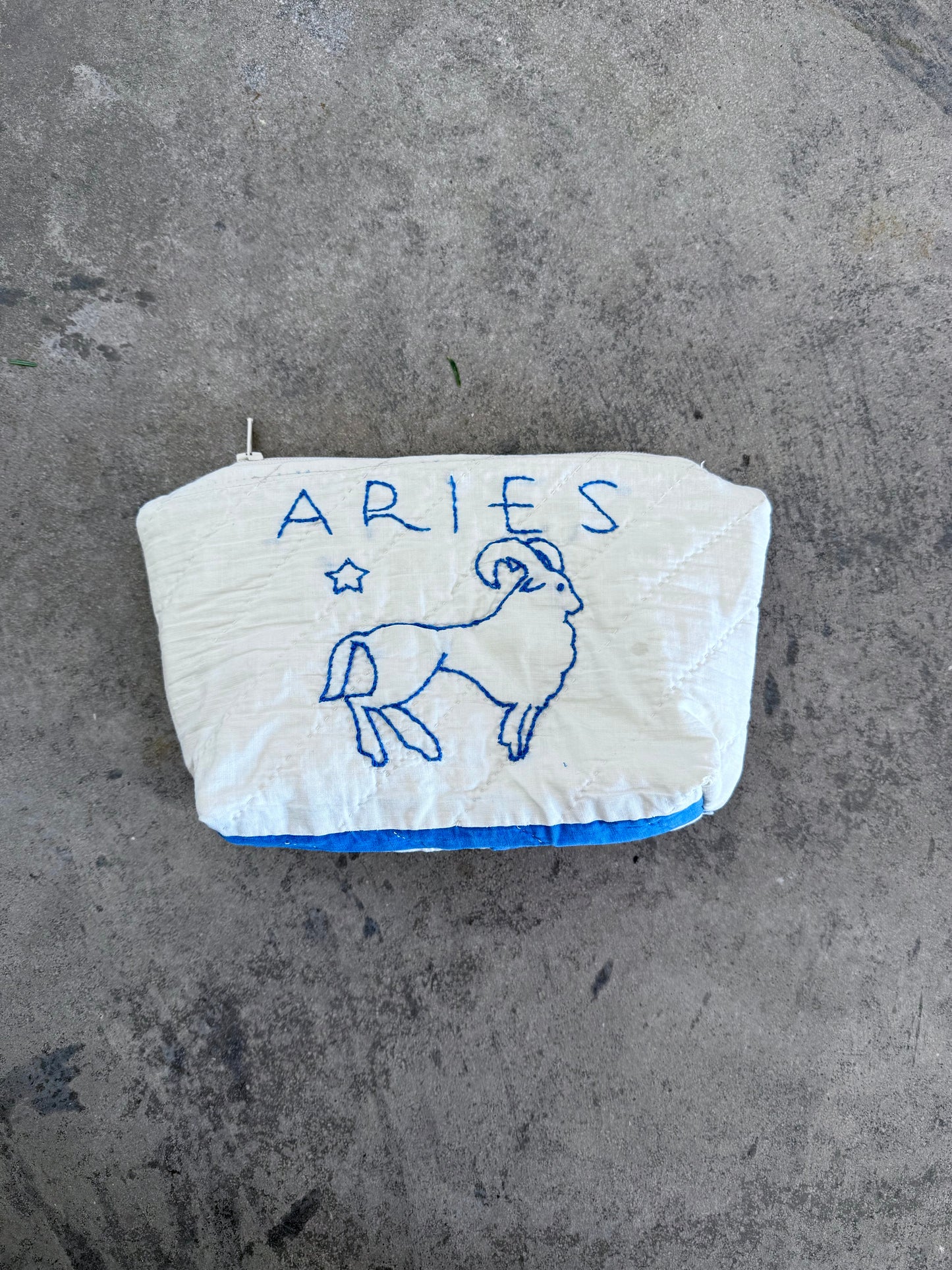 Aries Zodiac Small Makeup Bag