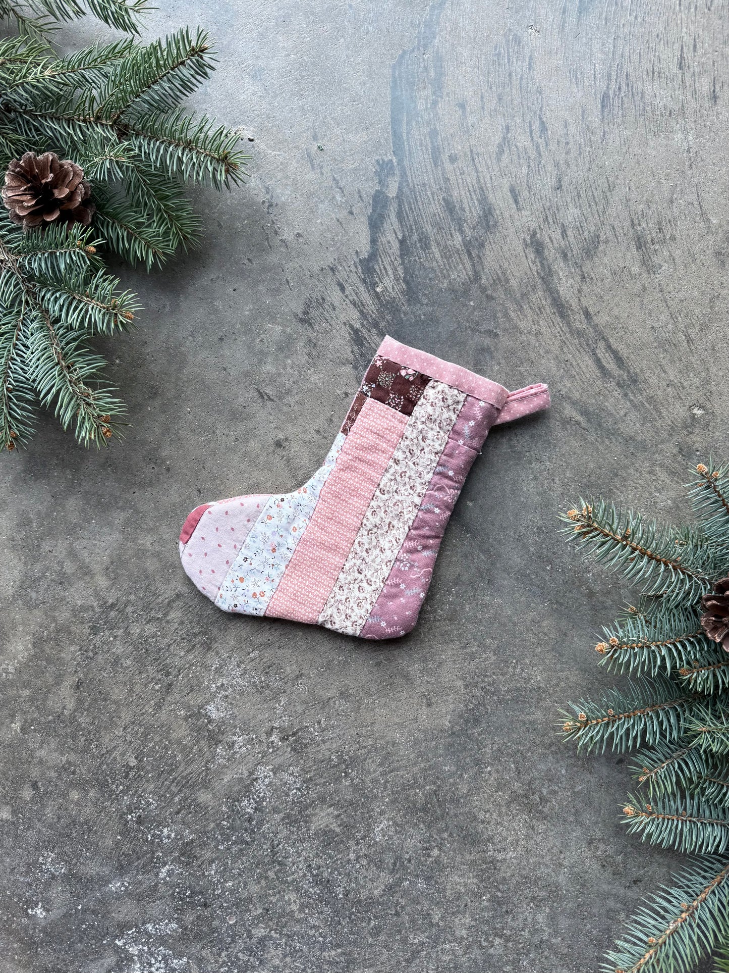 Mini Quilt Stocking