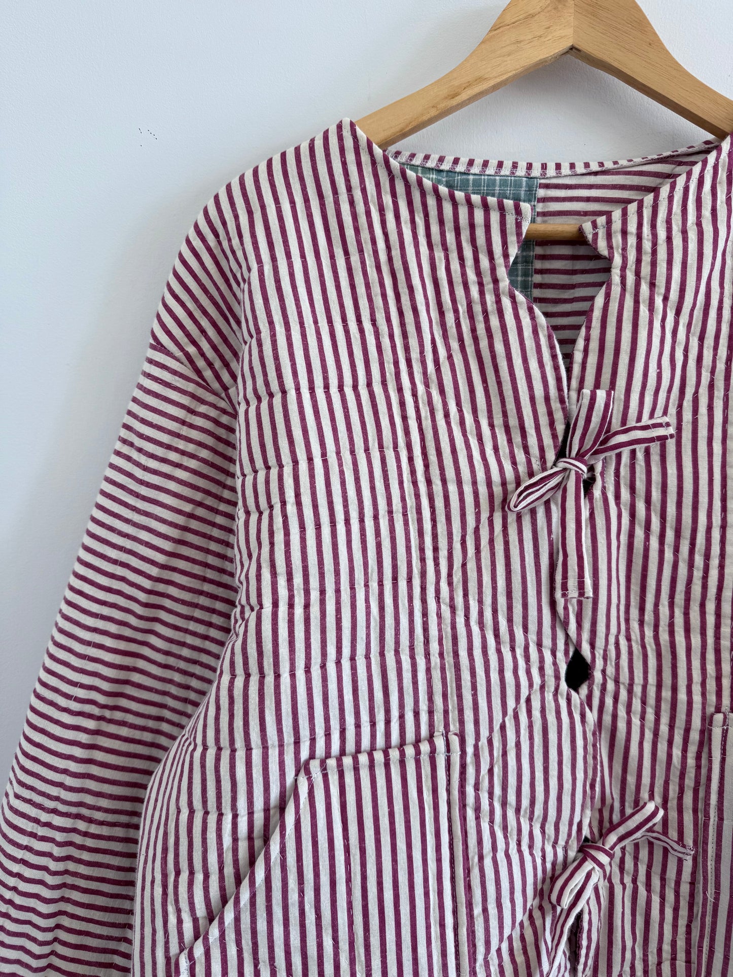 Quilt Tie Jacket - L