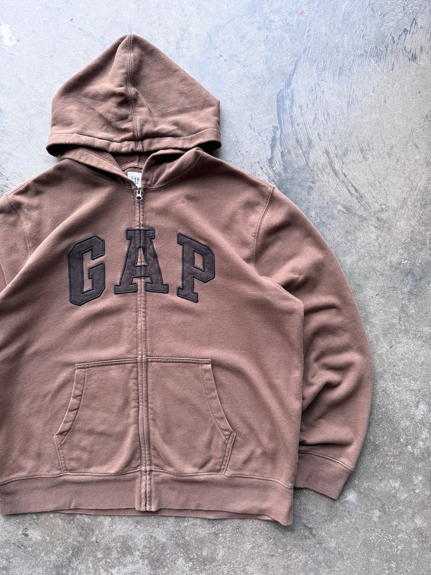 Zip Up Gap Hoodie - XL