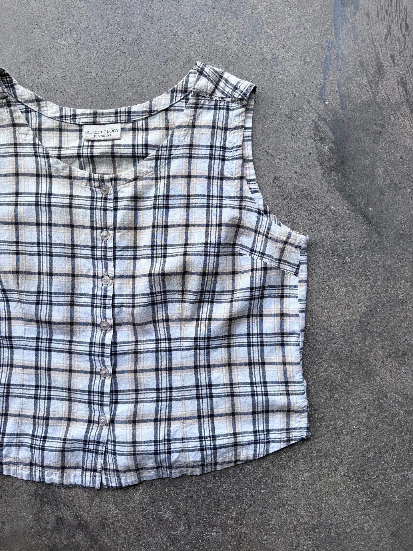 Plaid Tank - XL