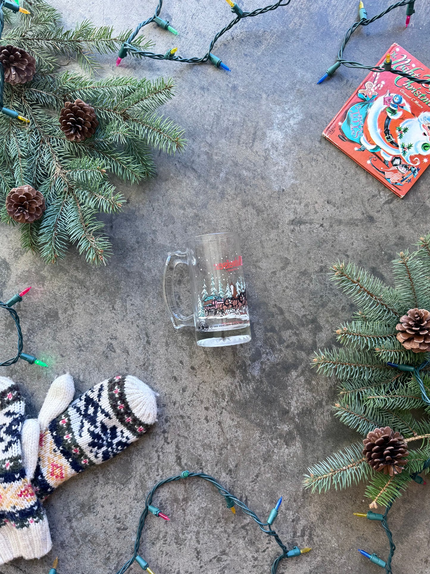 Budweiser Stein Glass