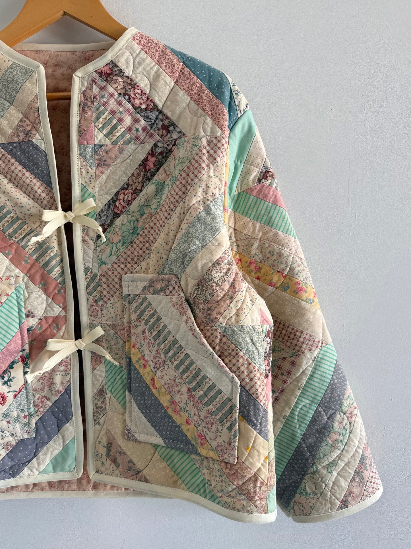 Quilt Tie Jacket - S