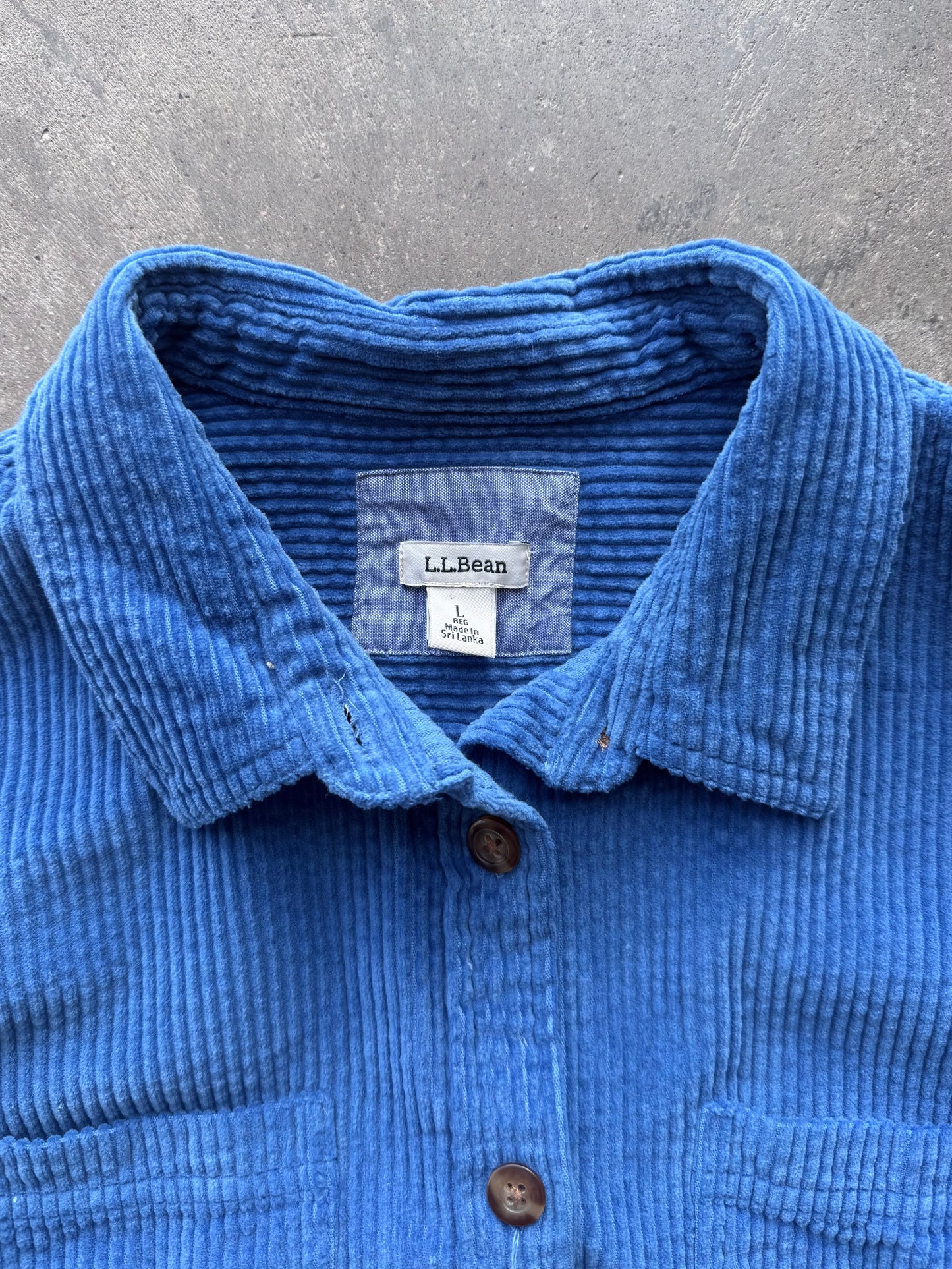 Corduroy Button Down - L