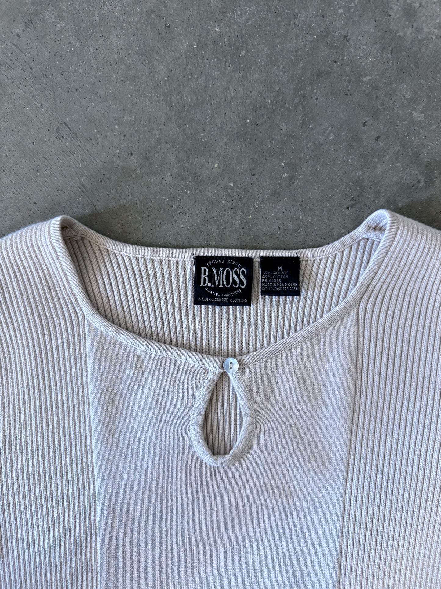 Keyhole Knit Top - M