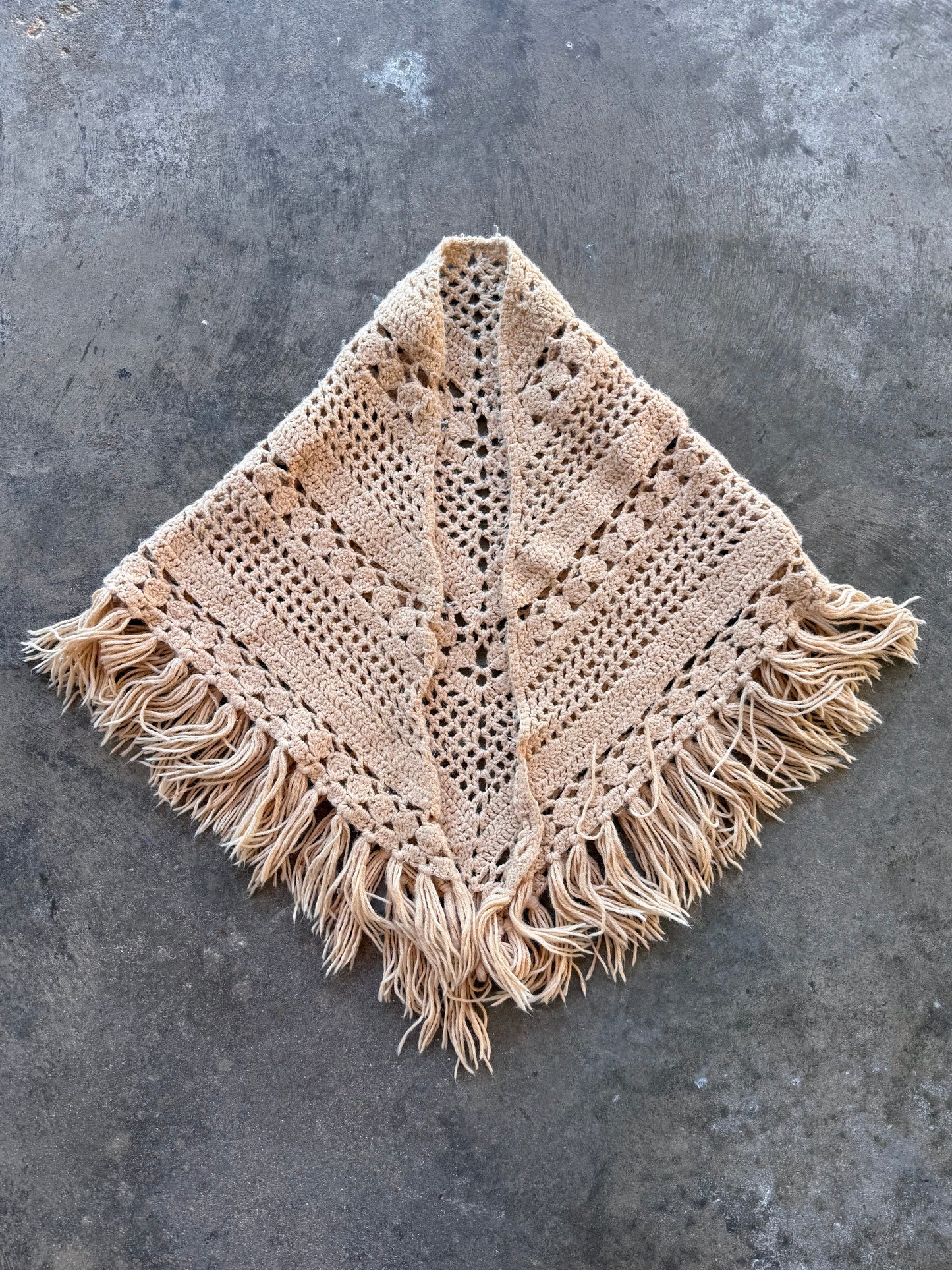 Crochet Poncho Shawl - One Size