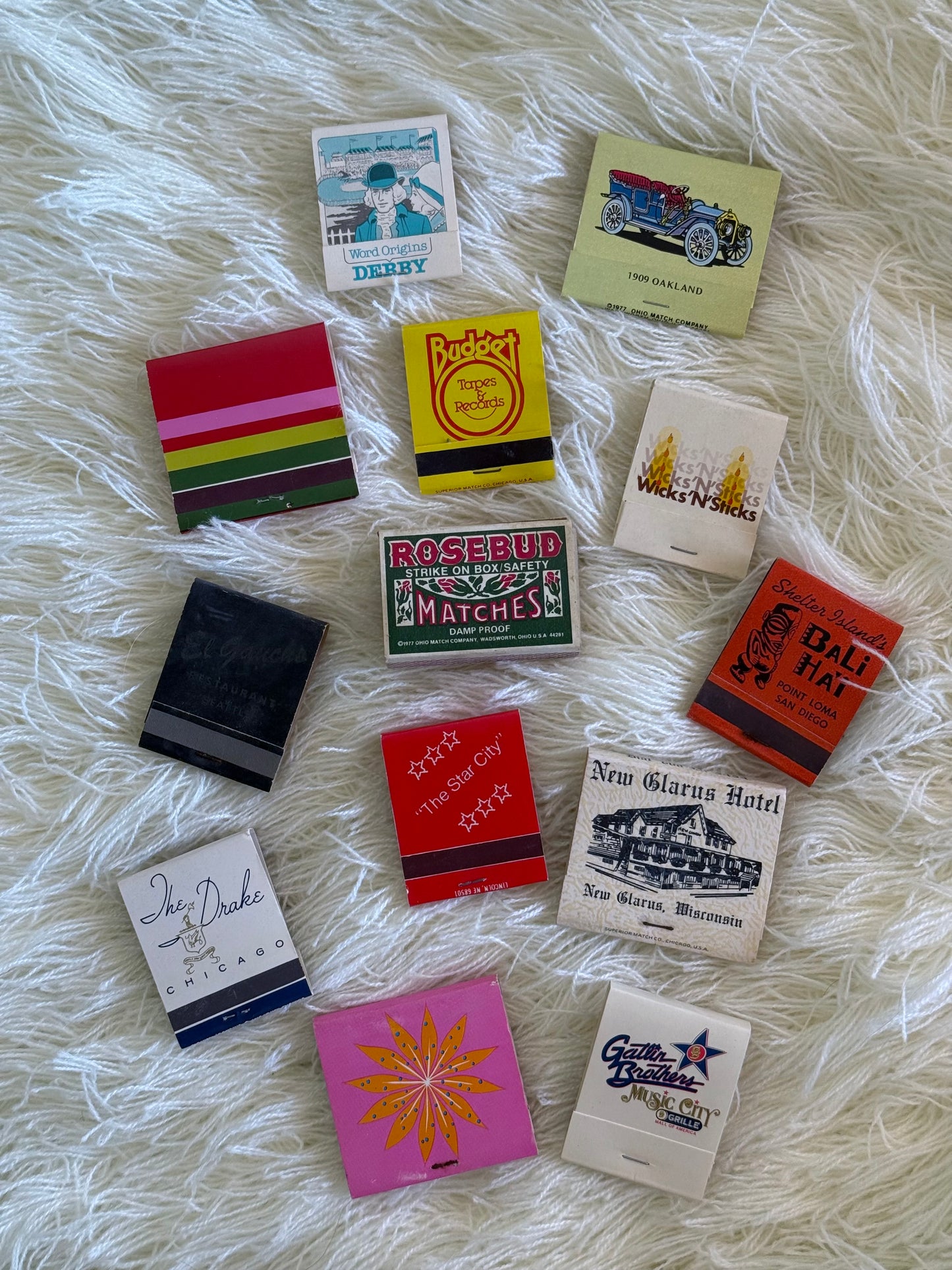 Curated Vintage Matchbooks - Variety 2