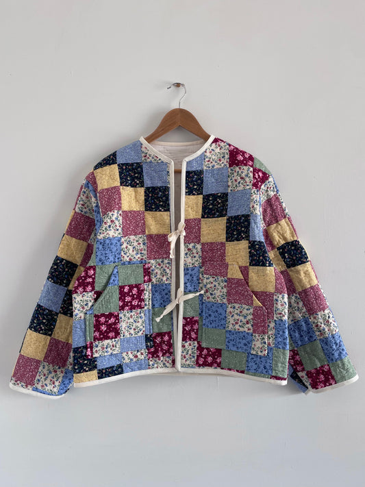 Quilt Tie Jacket - S