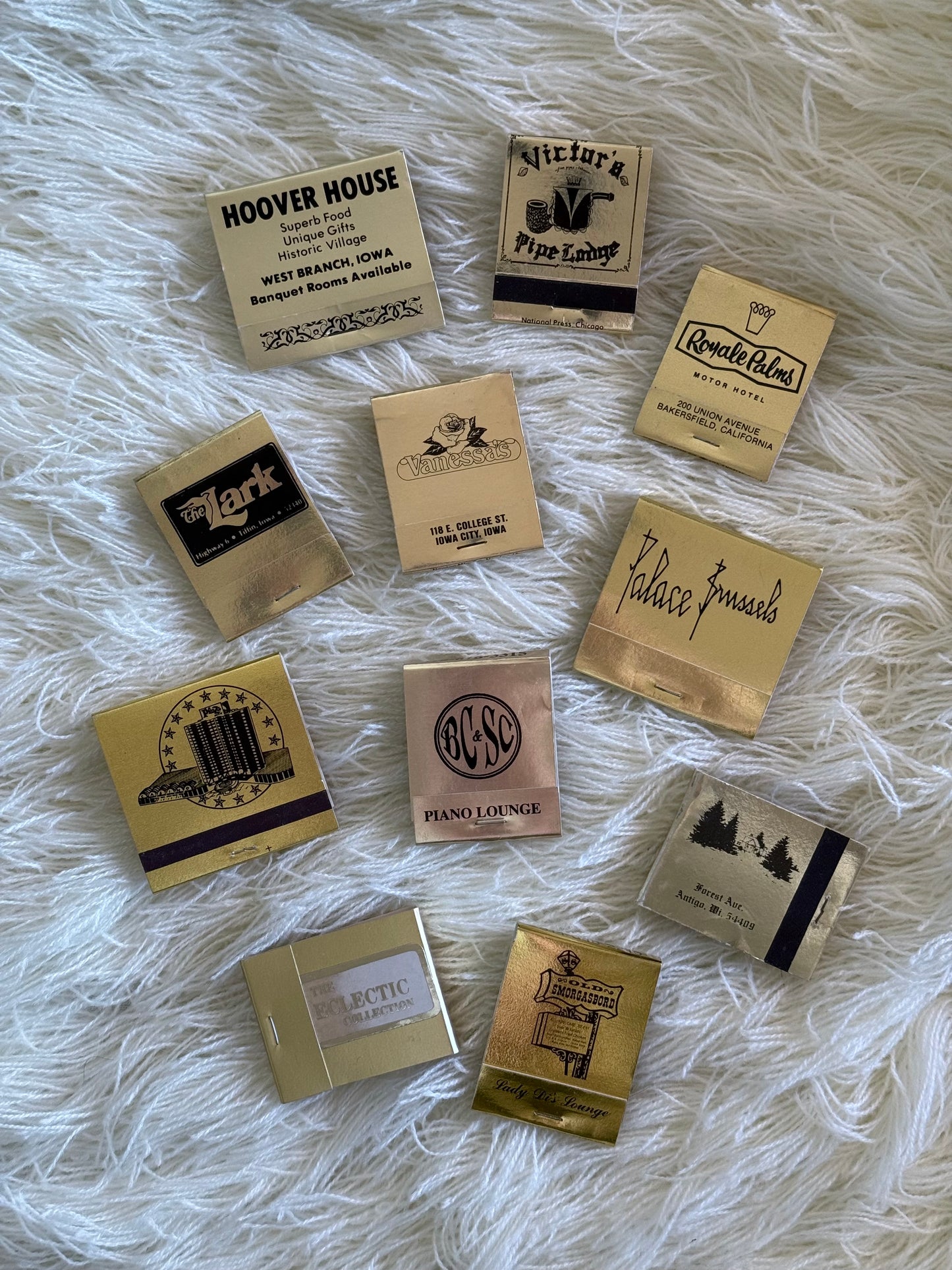 Curated Vintage Matchbooks - Variety 1
