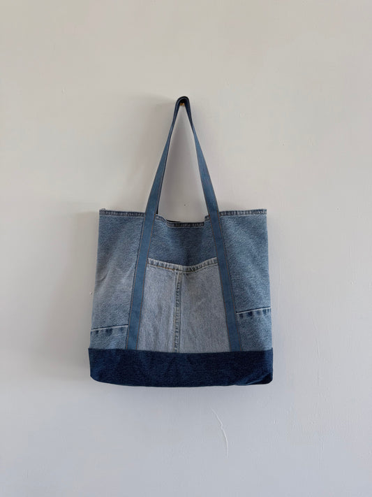 Denim Pocket Tote