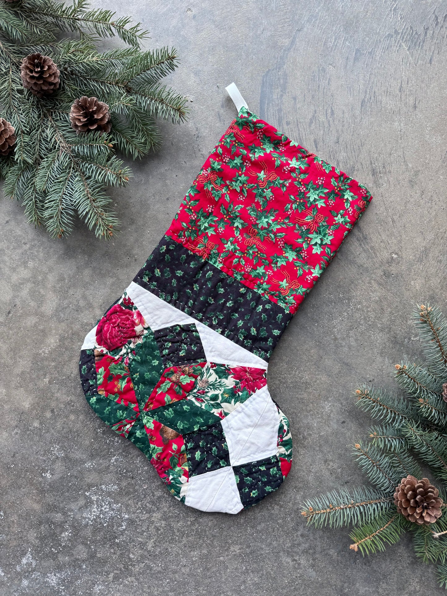 Large Quilt Stocking
