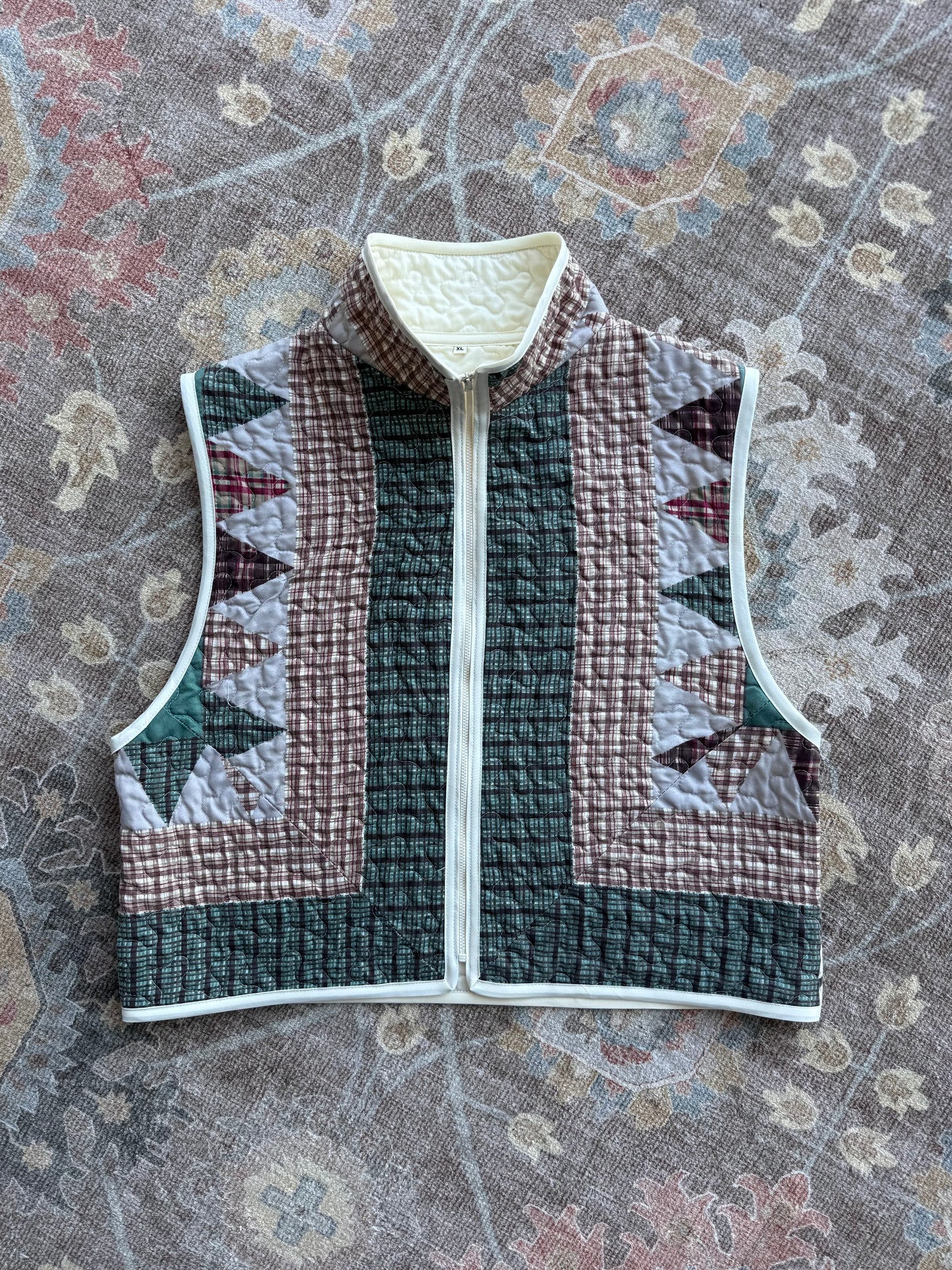 Quilt Zip Up Vest - XL