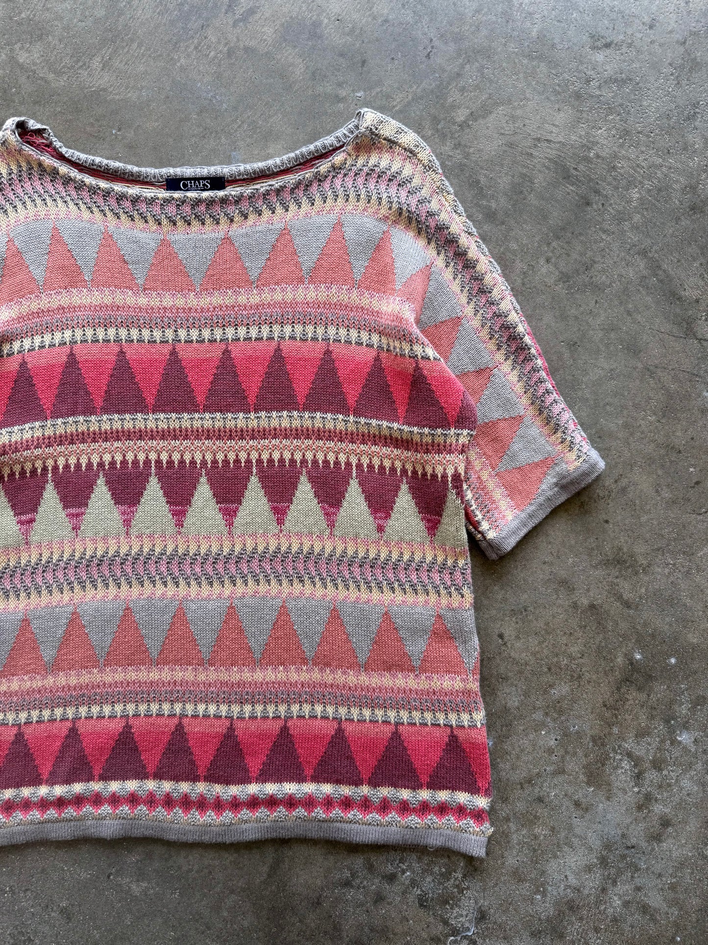 Western Knit Tee - L