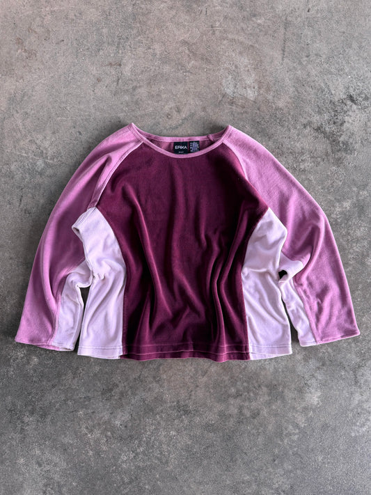 Velvet Colorblock Longsleeve - L