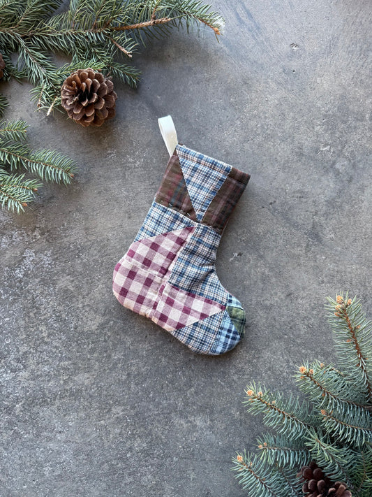 Mini Quilt Stocking