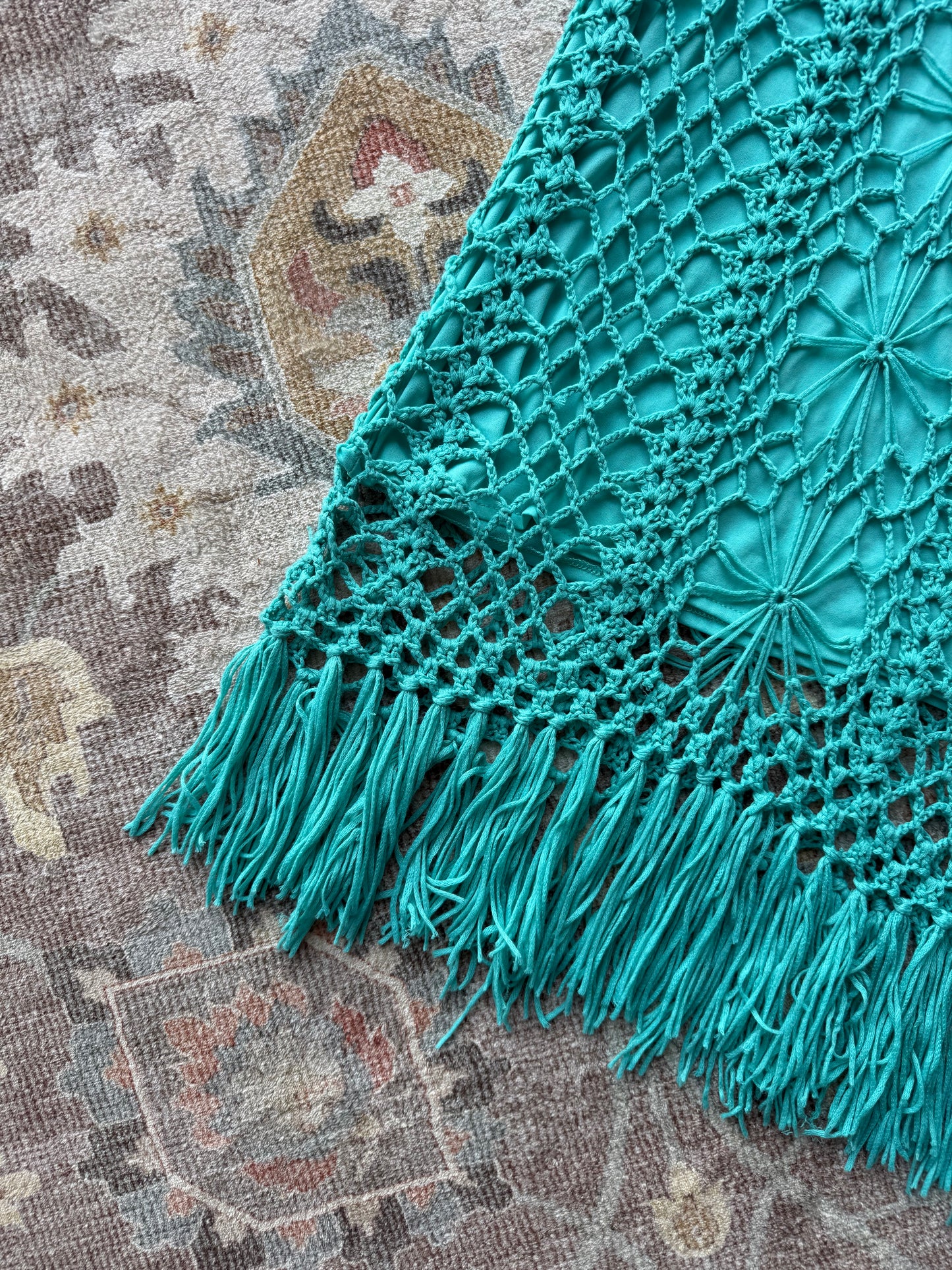 Crochet Fringe Tank - 2XL