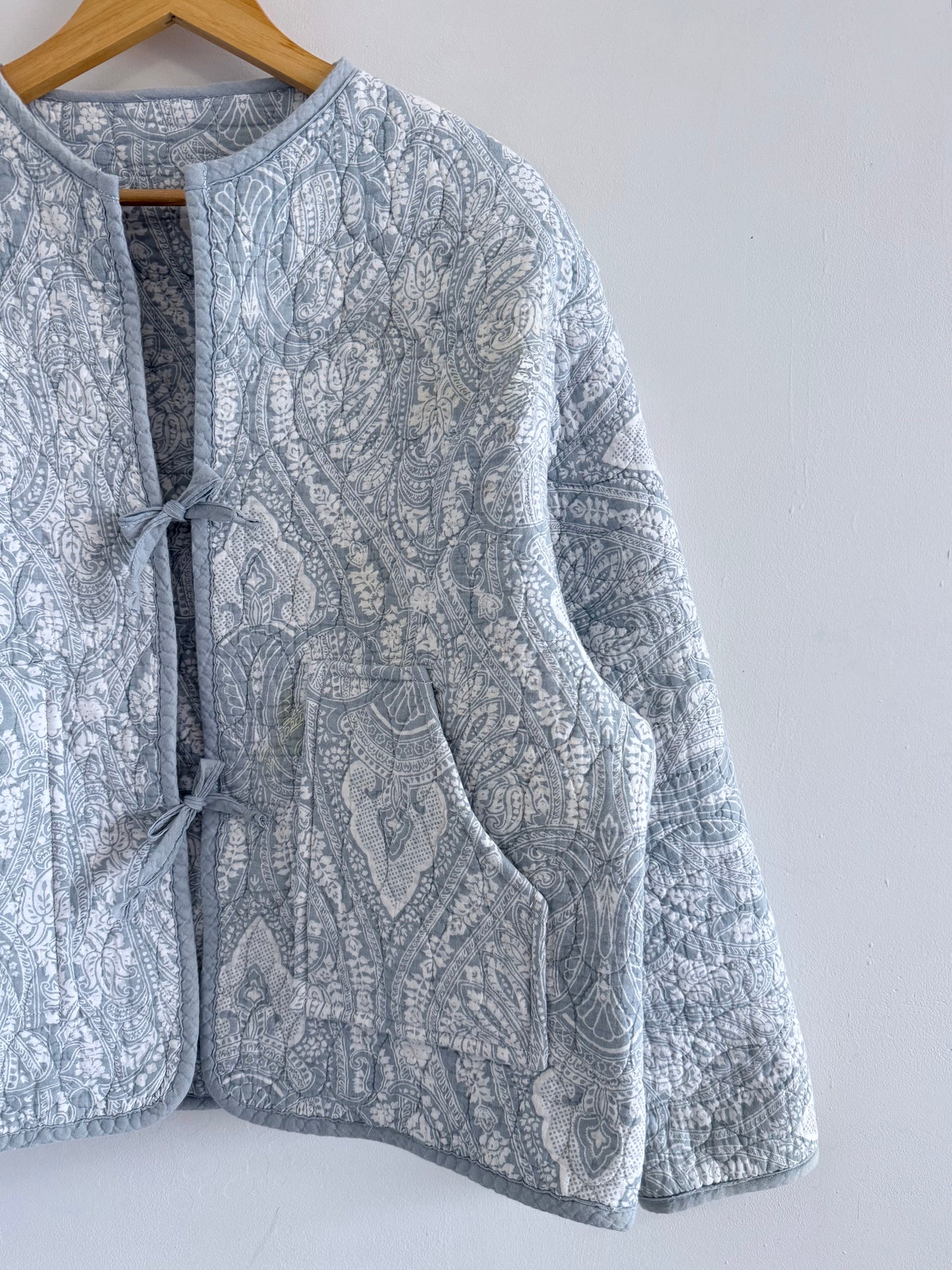 Quilt Tie Jacket - M