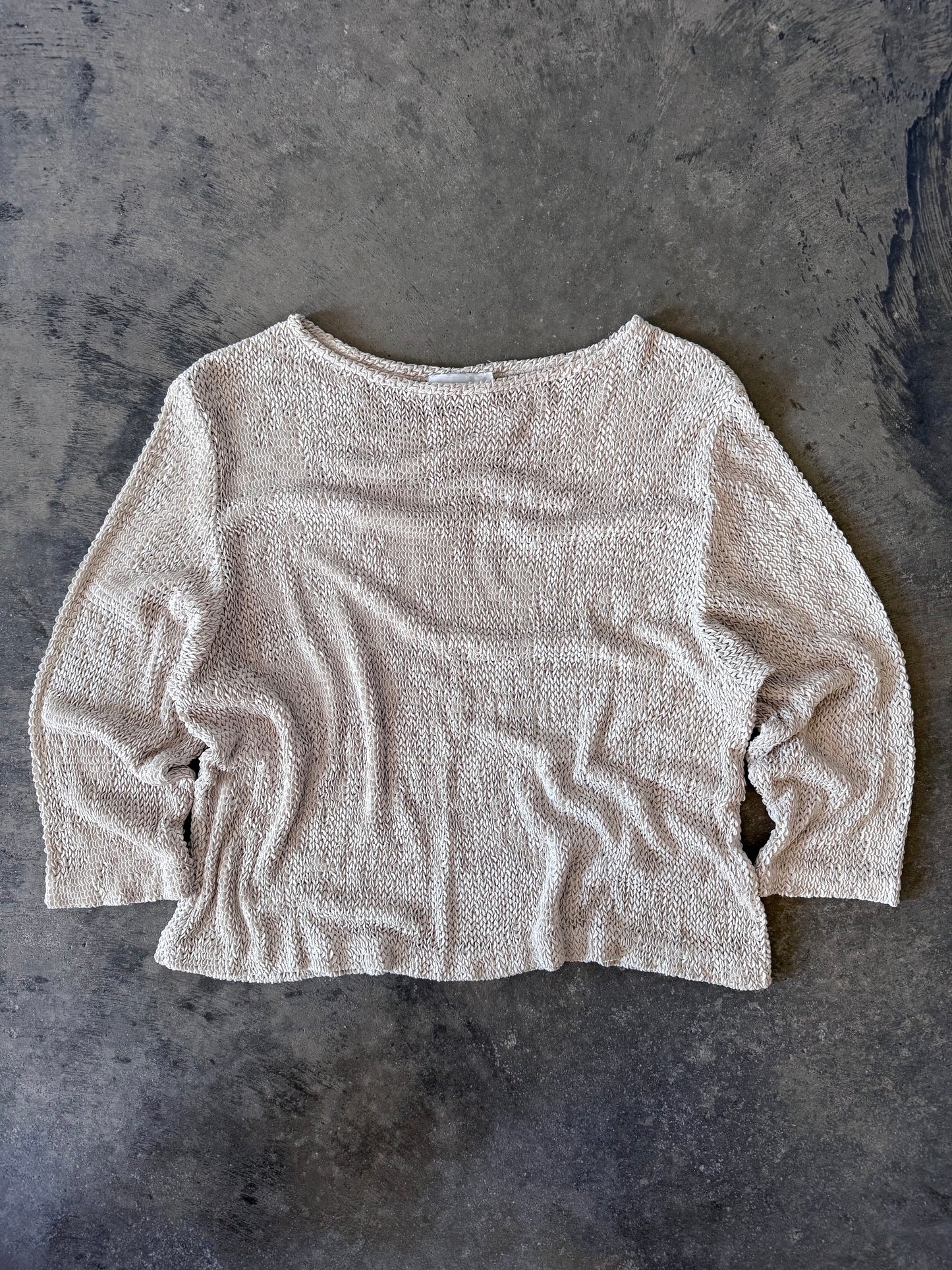 Flowy Crochet Top - L