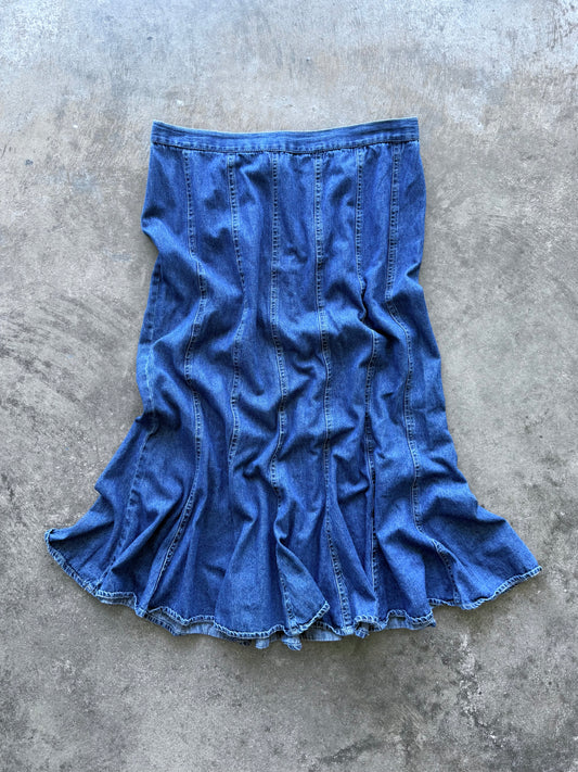 Denim Maxi Skirt - 32”