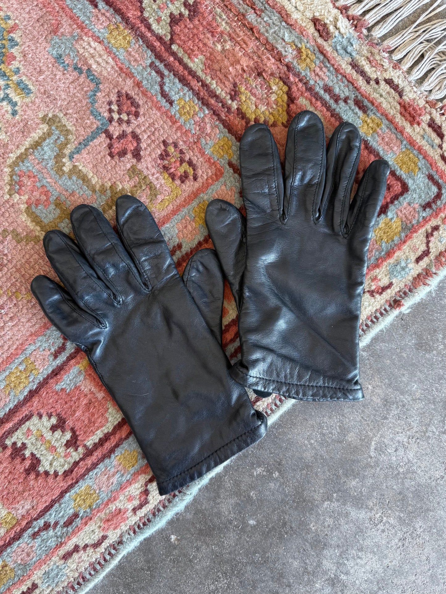 Leather Gloves - L