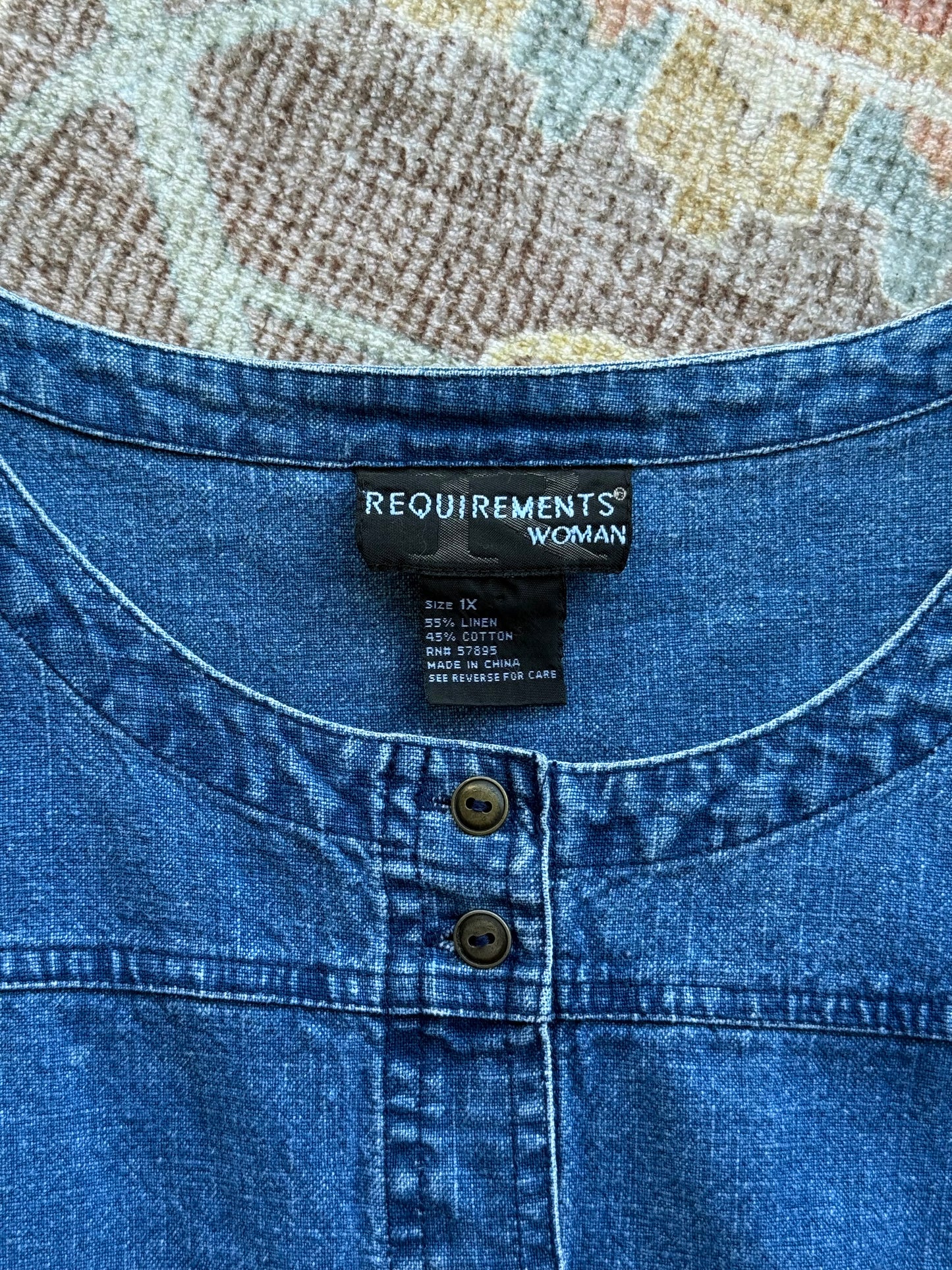 Denim Top - XL