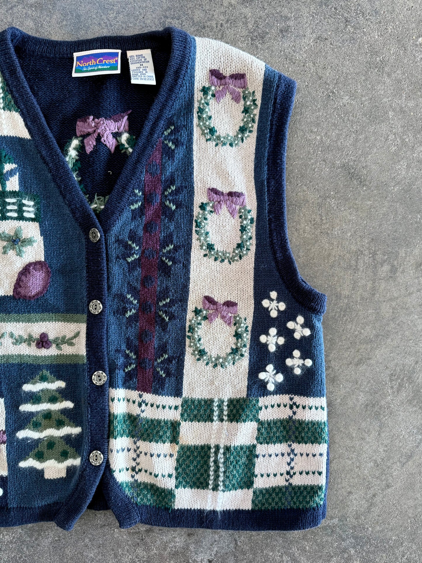 Christmas Sweater Vest - M