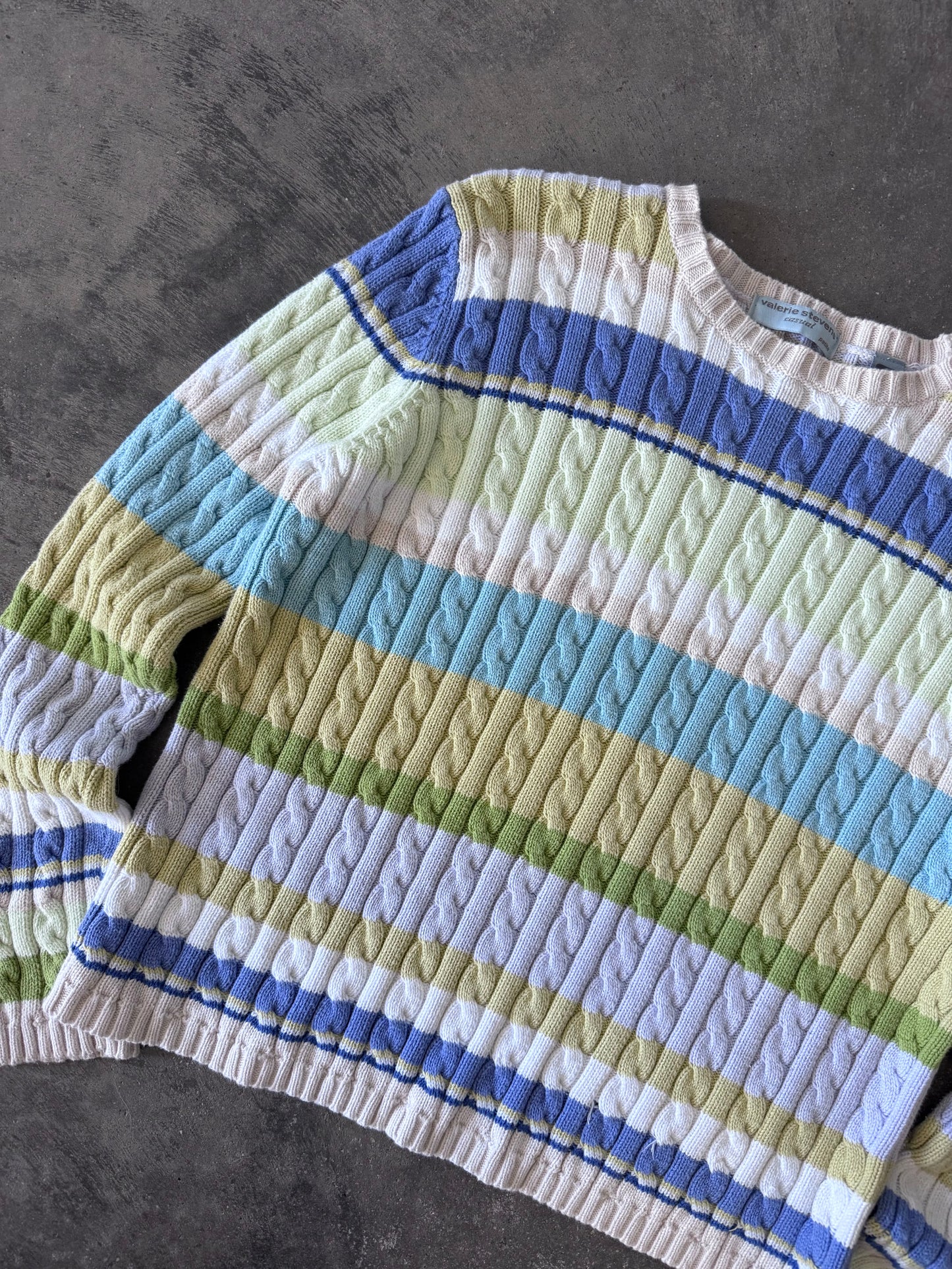 Striped Sweater - L