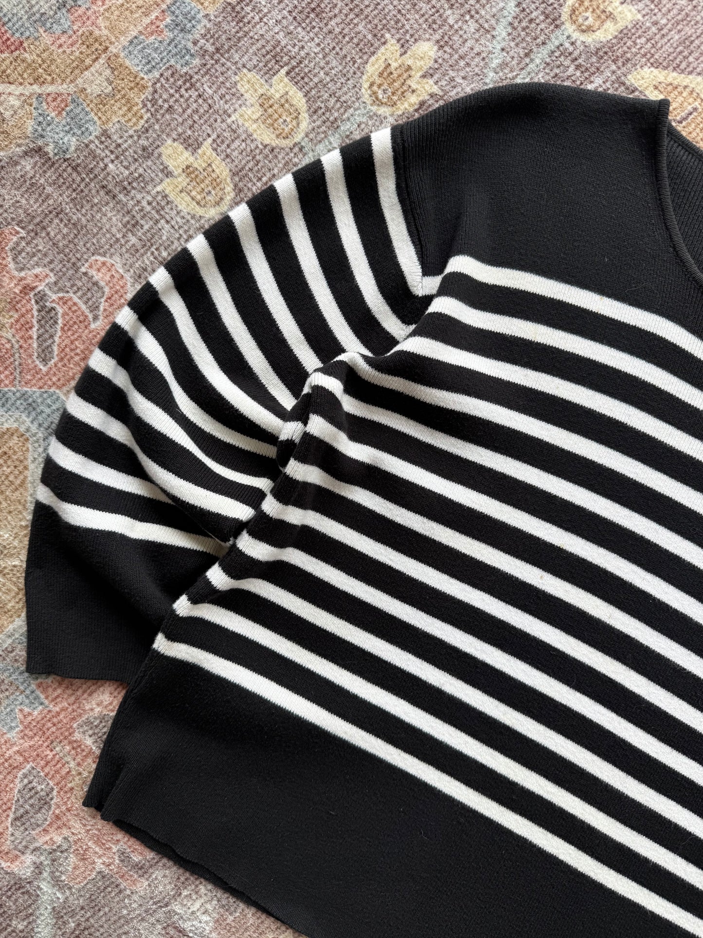 Knit Striped Top - L
