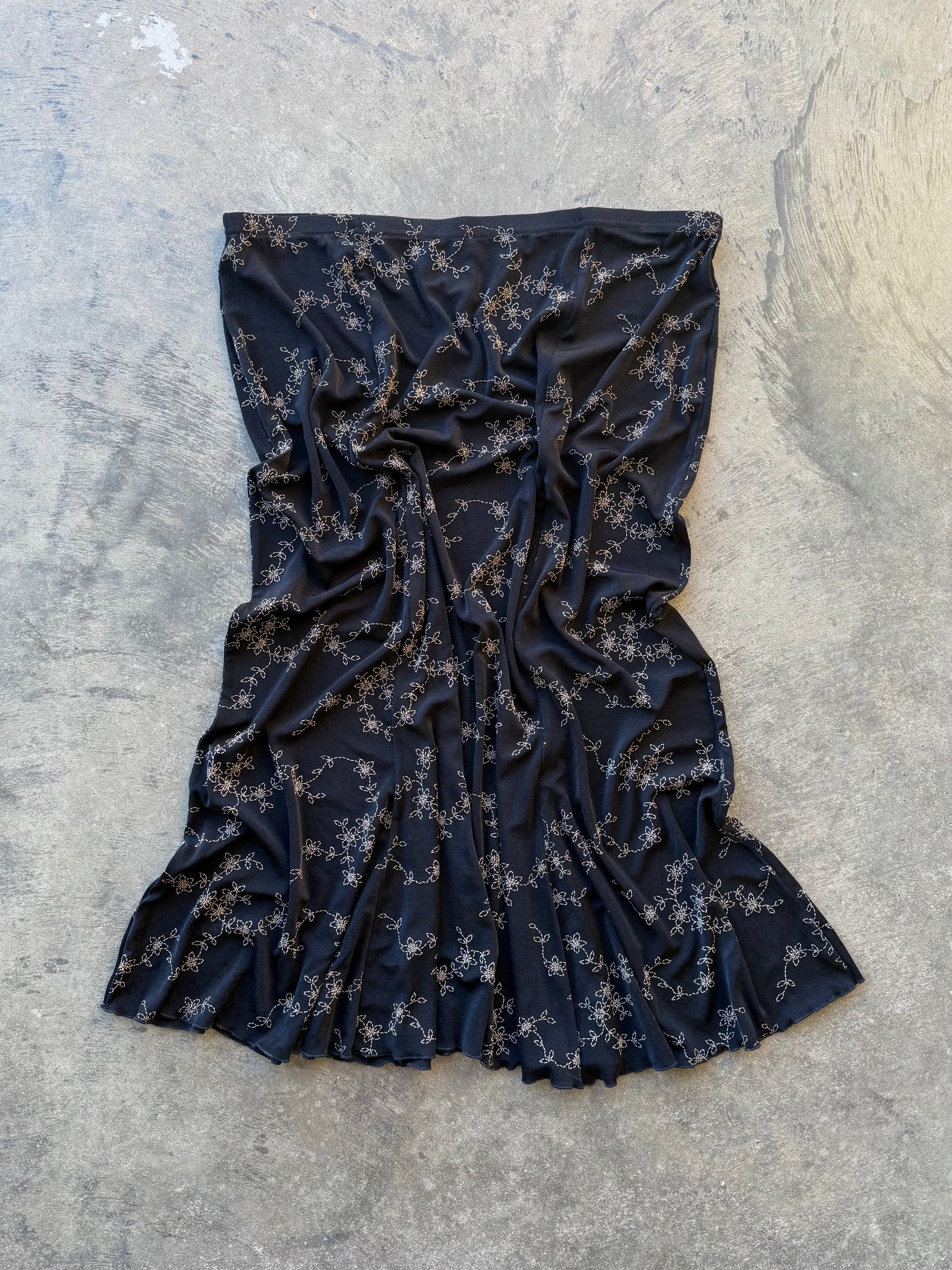 Floral Maxi Skirt - XL