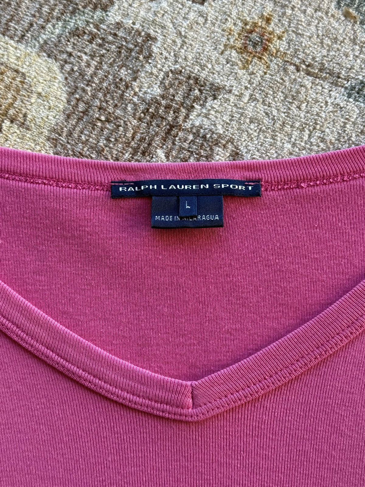 Ralph Lauren 3/4 Sleeve Top - L