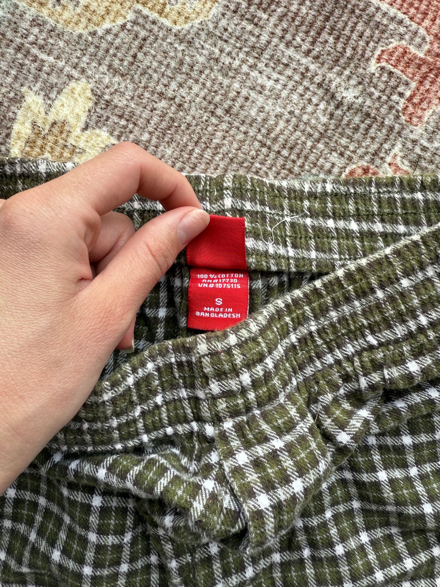 Plaid Boxer Shorts - S
