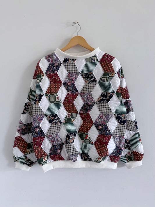Quilt Crewneck - S