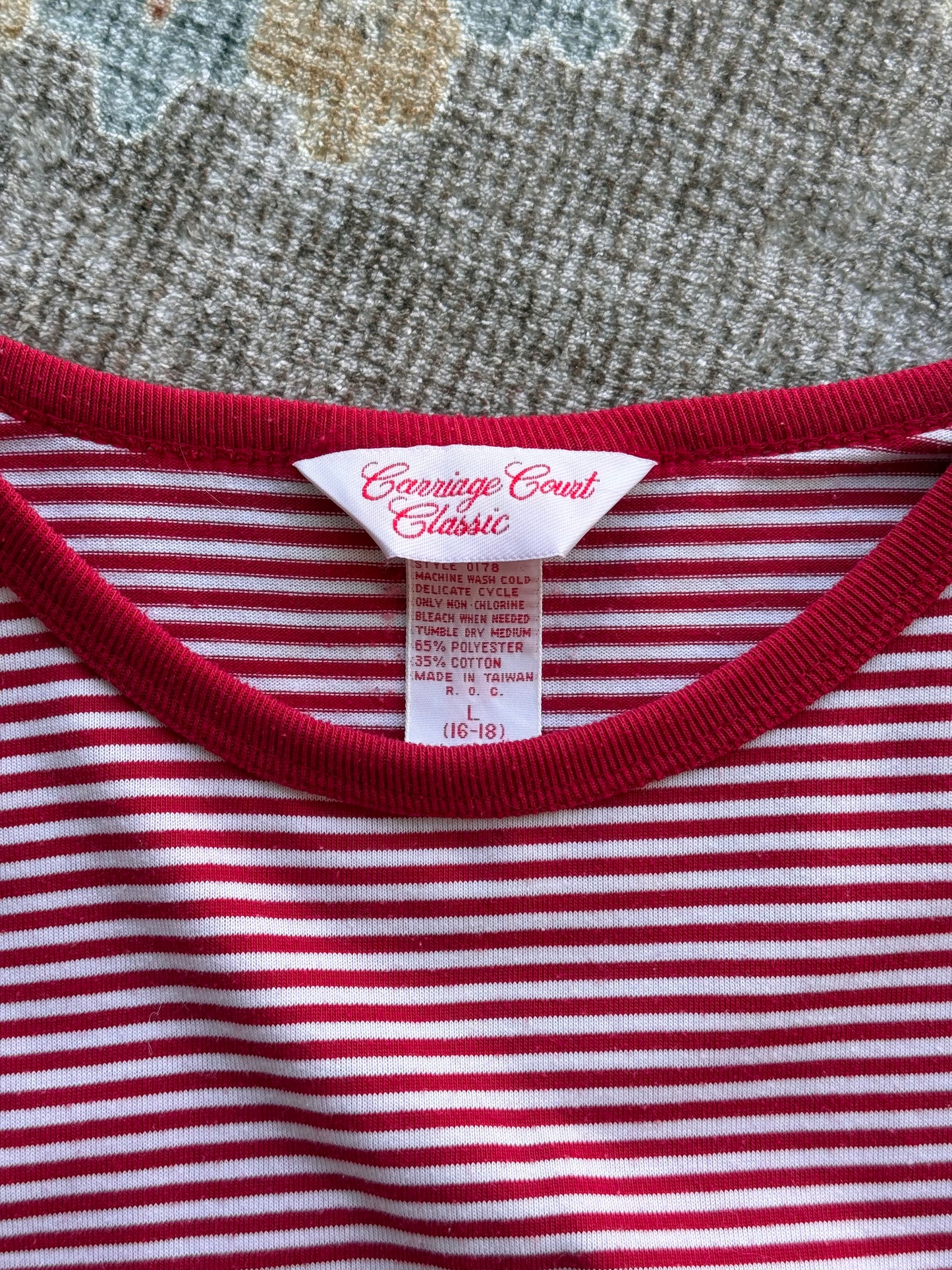 Striped Long Sleeve - L