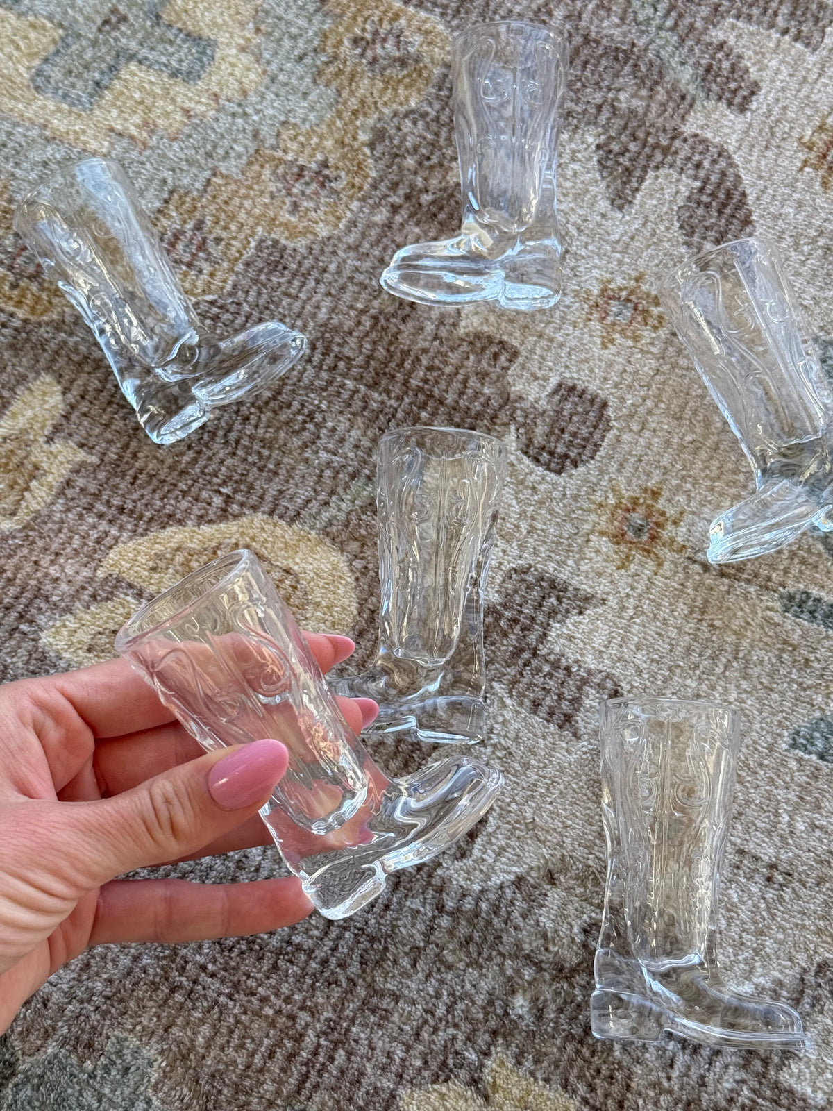 Cowboy Boot Shot Glass Set