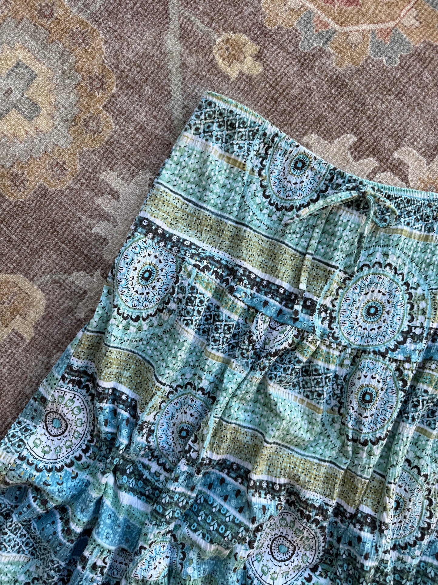 Paisley Maxi Skirt - M