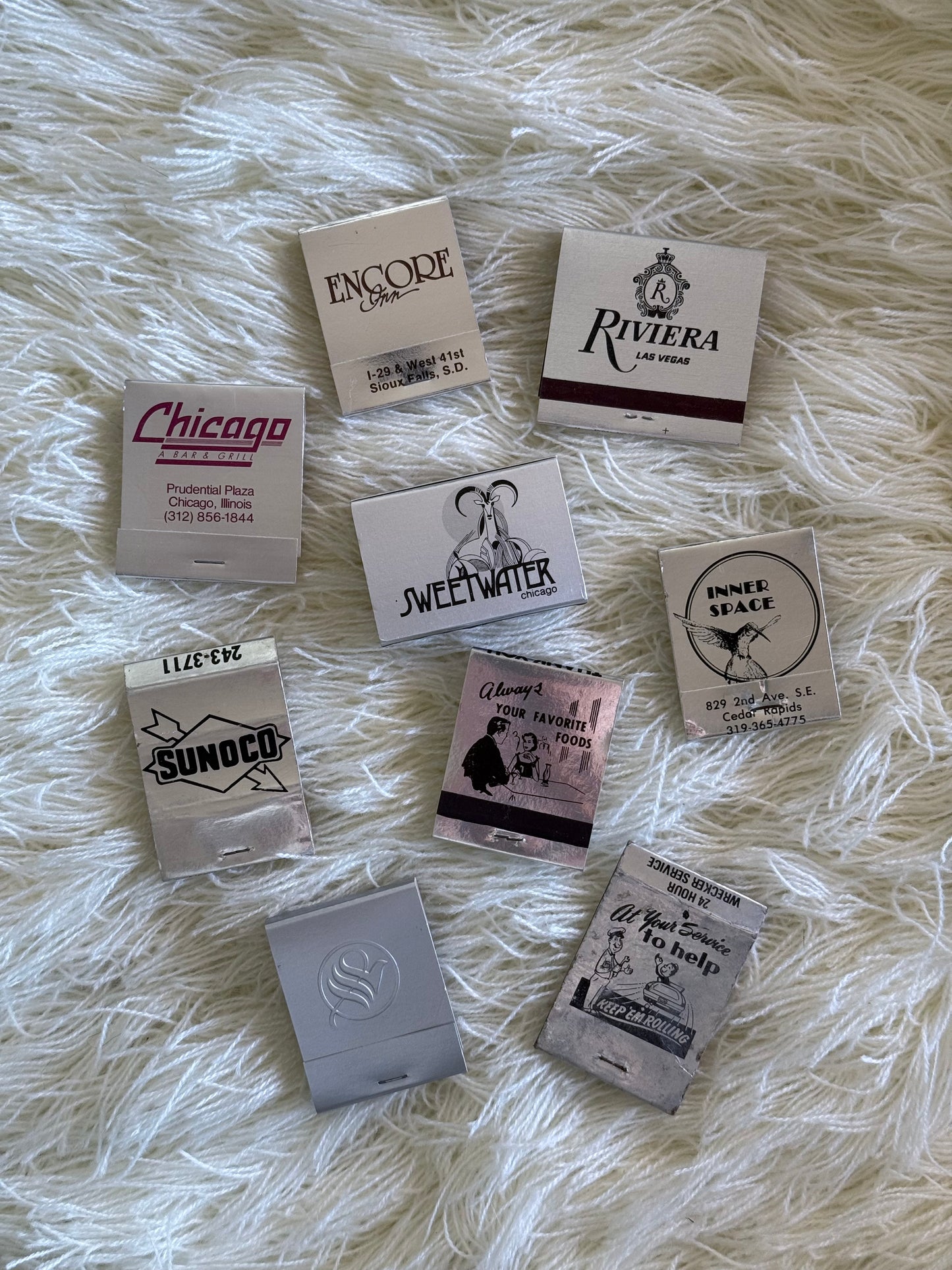 Curated Vintage Matchbooks - Variety 1