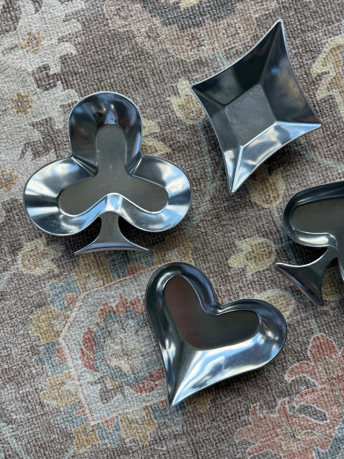 Playing Cards Trinket Dish Set