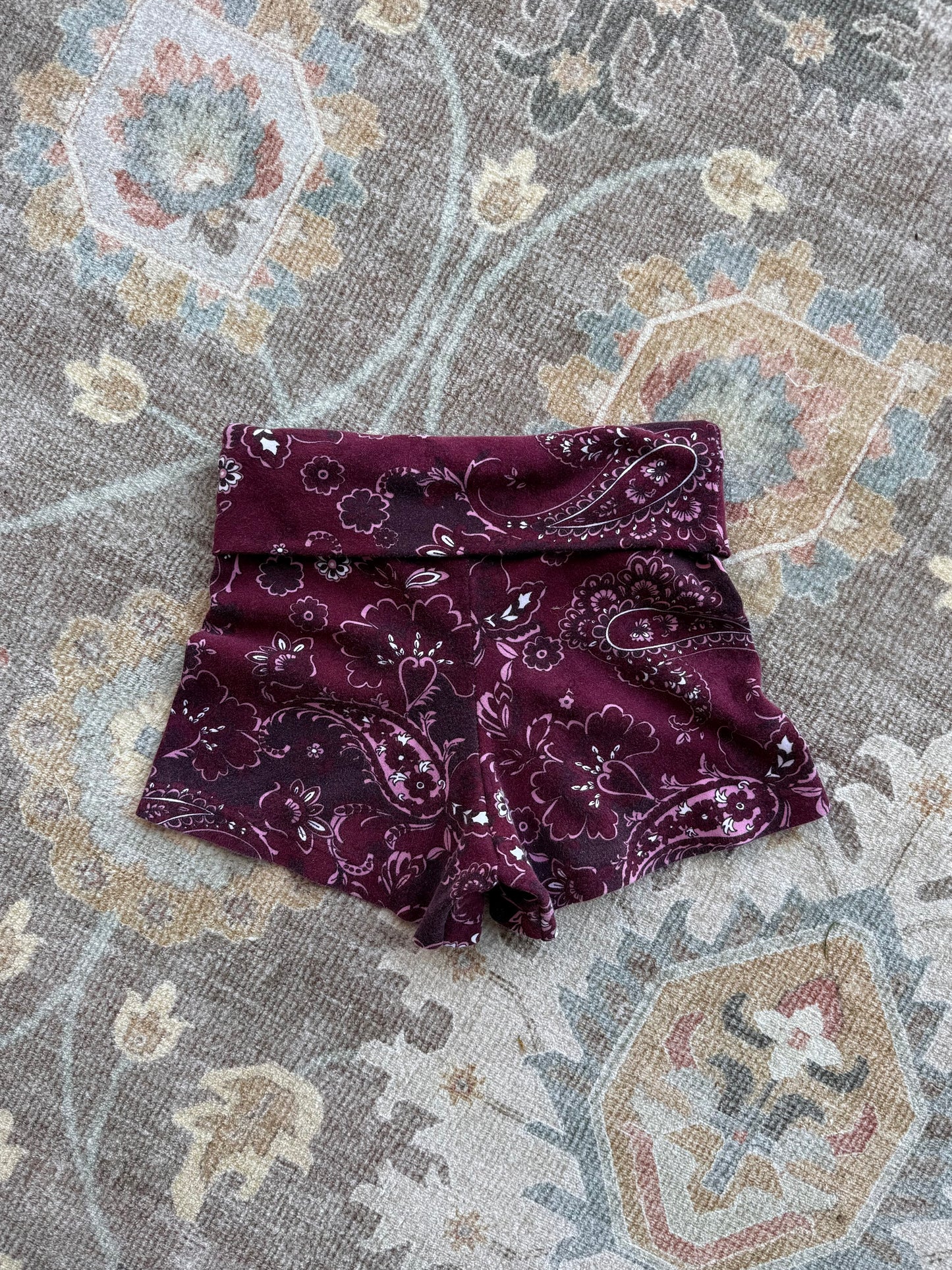 Blair Fold Over Shorts - XS
