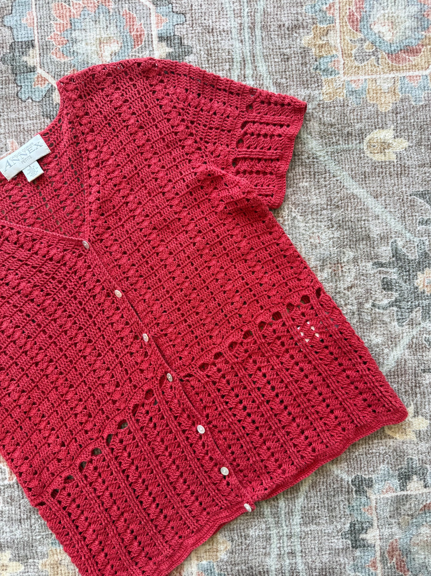 Crochet Cardigan - S