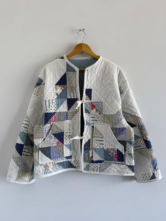 Quilt Tie Jacket - M