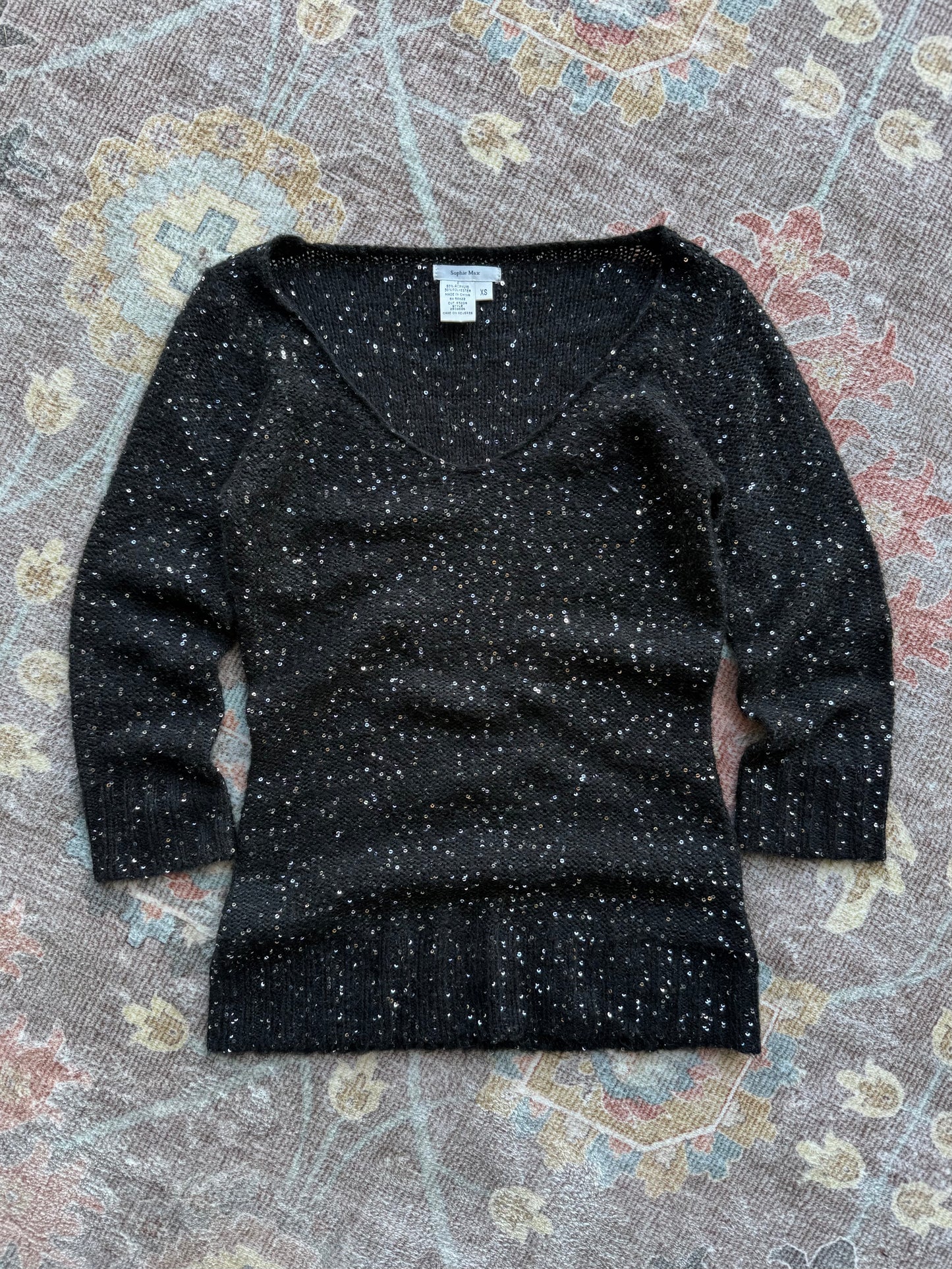 Knit Sequin Top - XS