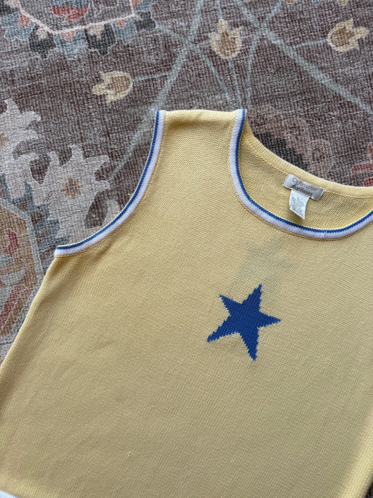 Knit Star Tank - L