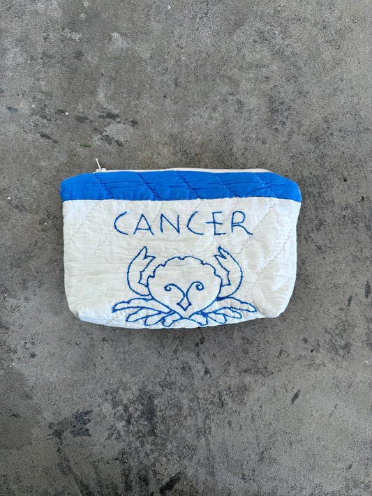 Cancer Zodiac Small Makeup Bag