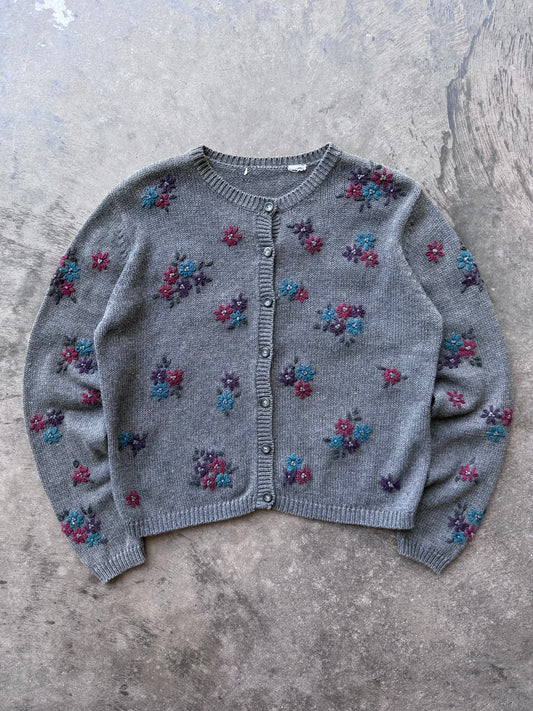 Flower Cardigan - M