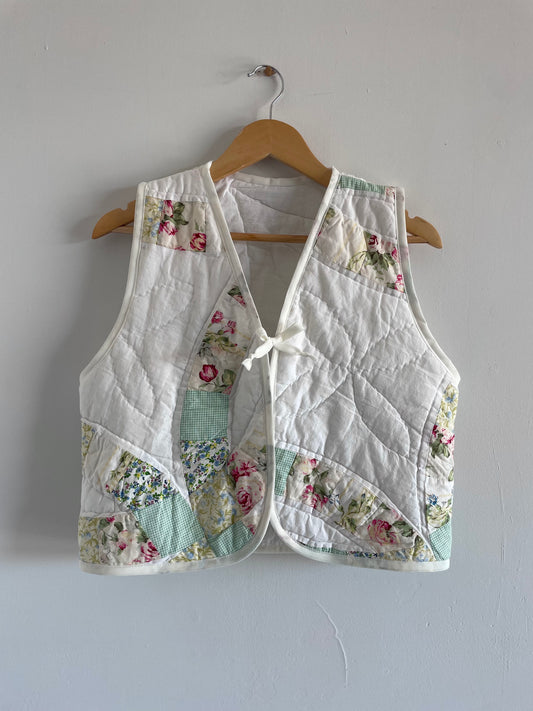 Quilt Tie Vest - M